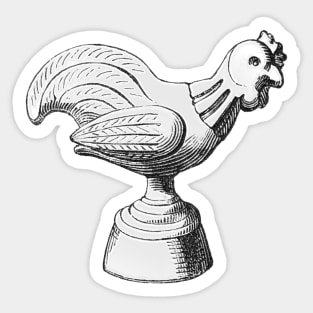 The sacred rooster of many mysteries Sticker